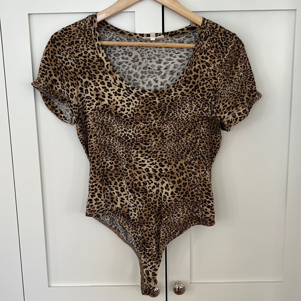Leopard body suit